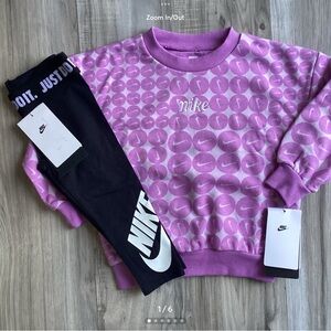 Nike Sweatshirt & Leggings outfit size 2T(NWT) ~PRICE IS FIRM, NO OFFERS~